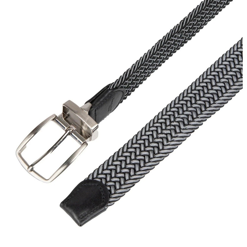 NEW Tommy Bahama Men's S/M 32-36 Reversible Belt Black & Gray Comfort Stretch - Picture 4 of 5